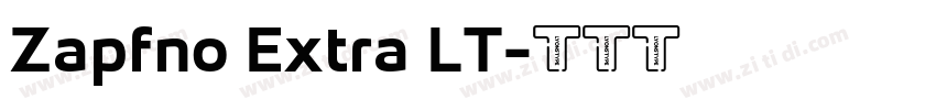 Zapfno Extra LT字体转换
